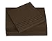 HC COLLECTION 1800 Series Microfiber Sheet & Pillow Case Set(King, Brown)