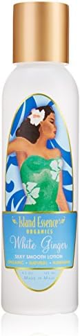 Island Essence Lotion, 4 Ounce, White Ginger