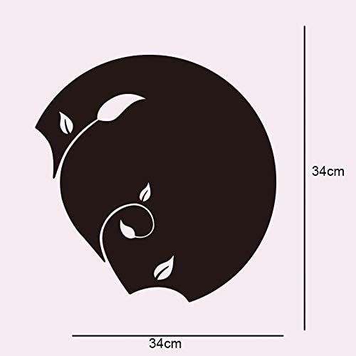 Walplus Mirror Wall Art Crystal Tree Branch Hollow Flower Wall Stickers Removable Self-Adhesive Mural Decals Vinyl Home Decoration DIY Living Bedroom Office Décor Kids Room - Image 4