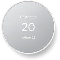 Google Nest Thermostat - Smart Thermostat for Home - Programmable WiFi Thermostat -Snow