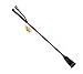Riding Crop for Horse (Fuchsia) (27 Inch) Fiberglass Shaft with Leather Single Slapper