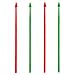 Red & Green Arrow Picks, 100 Plastic Food & Cocktail Toothpicks, 3.5