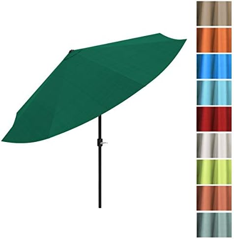 10 Ft Cantilever Hanging Outdoor Shade Pure Garden 50 Lg1038 Patio Umbrella Hunter Green