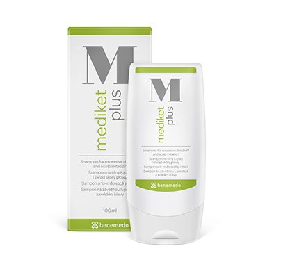 MEDIKET PLUS 200 ml shampoo - a unique dermatological shampoo for management of scaling and problems related to the excessive sebum production