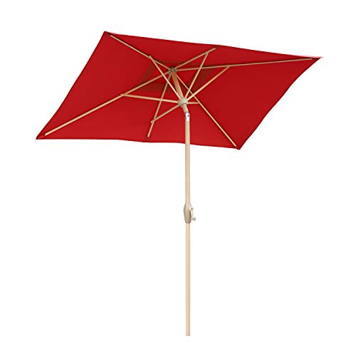 Sekey Balkon Sonnenschirm Marktschirm Gartenschirm Terrassenschirm Sonnenschutz UV 50+ Rechteckig