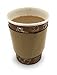 [850 COUNT]Harvest Pack Coffee Sleeves, Disposable Corrugated Brown Kraft Durable Paper Cup Sleeves, Fits 12/16/20/24 oz Cups, Recyclable Cup Sleeve Holder, Hand Protector for Coffee, Tea or Hot Drink