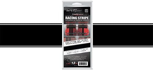 Graphic Decal 7910 Matte Black 9" Racing Stripe Decal