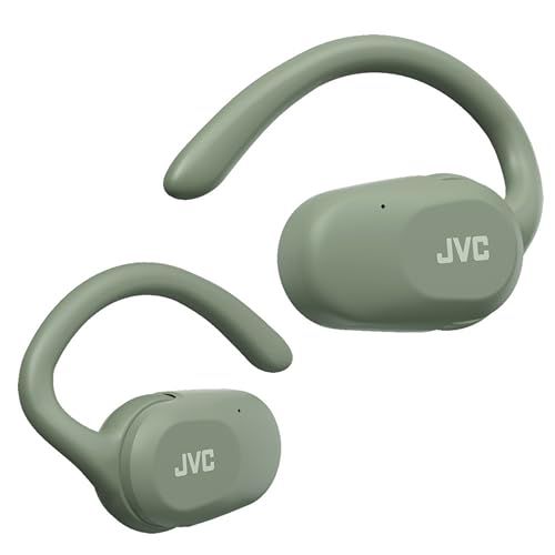 Auriculares Inalámbricos Bluetooth | 26h de Batería y Carga Rápida | Oido Abierto | Ligeros y Resistentes a Salpicaduras | Ideales para el Deporte y Control Táctil - HA-NP40T (Verde)