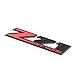 2Pack Z71 Emblem Z71 Off Road Decal Badge for Chevy Silverado Colorado GMC Sierra (Red+Matte Black)