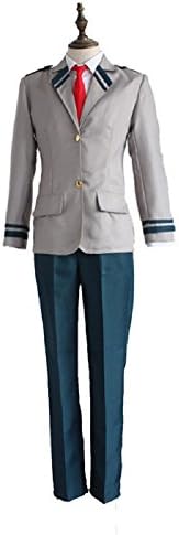 Men's My Hero Academia Cosplay Izuku Midoriya U.A.High School Male School Unifrom (L)
