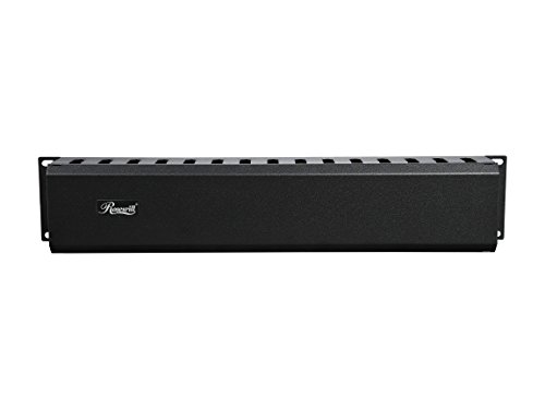 Rosewill 2U 19 Inch Rack Mount Horizontal Cable Management with Mounting M6 Screws,  Finger Duct Cable Manager with Cover (RSA-2UCA001) - Thumbnail 5