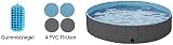 Yaheetech PVC Foldable Pet Pool 140x30cm Portable Dog Bath Black view 6