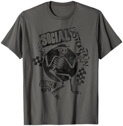 Amazon.com: Official Social Distortion Skelly T-Shirt : Clothing