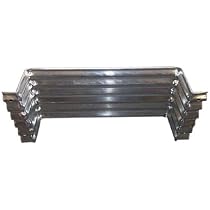 Construction Metals Fvw204-12 20X4x12 Foundation Vent Well - Quantity 1  Window Wells/Area Wall - Gable Vents - Amazon.com