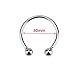 Livoty Stainless Steel Penis Metal Cock Ring 30mm Premature Ejaculation Erection Toy