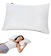 Keepmov Cooling Bed Pillows for Sleeping Adjustable Gel Shredded Memory Foam Pillow Queen King Si...