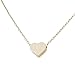Humble Chic Women's Tiny Heart Necklace Gold-Tone Delicate Dainty Pendant Chain, Gold-Tone