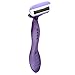 Noxzema Spa Shave 4-Blade Shavers; Women’s Purple Disposable Razors Feature Moisture Strip with Moroccan Argan Oil and Quad-Blade Design for Ultra Smoothness; Pivoting Head Flexes to Adjust to Curves