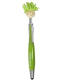 Live Happy Mop Top Screen Cleaner with Stylus Pen (Green)