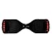 VEEKO Hoverboard Two-Wheel Self-Balancing Scooter with Bluetooth Speaker - 9.6Km/hr Max 225lbs Max / UL2272 Certified Hover Board / 250W Dual Motor /6.5'' Aluminum Alloy Wheels/Black