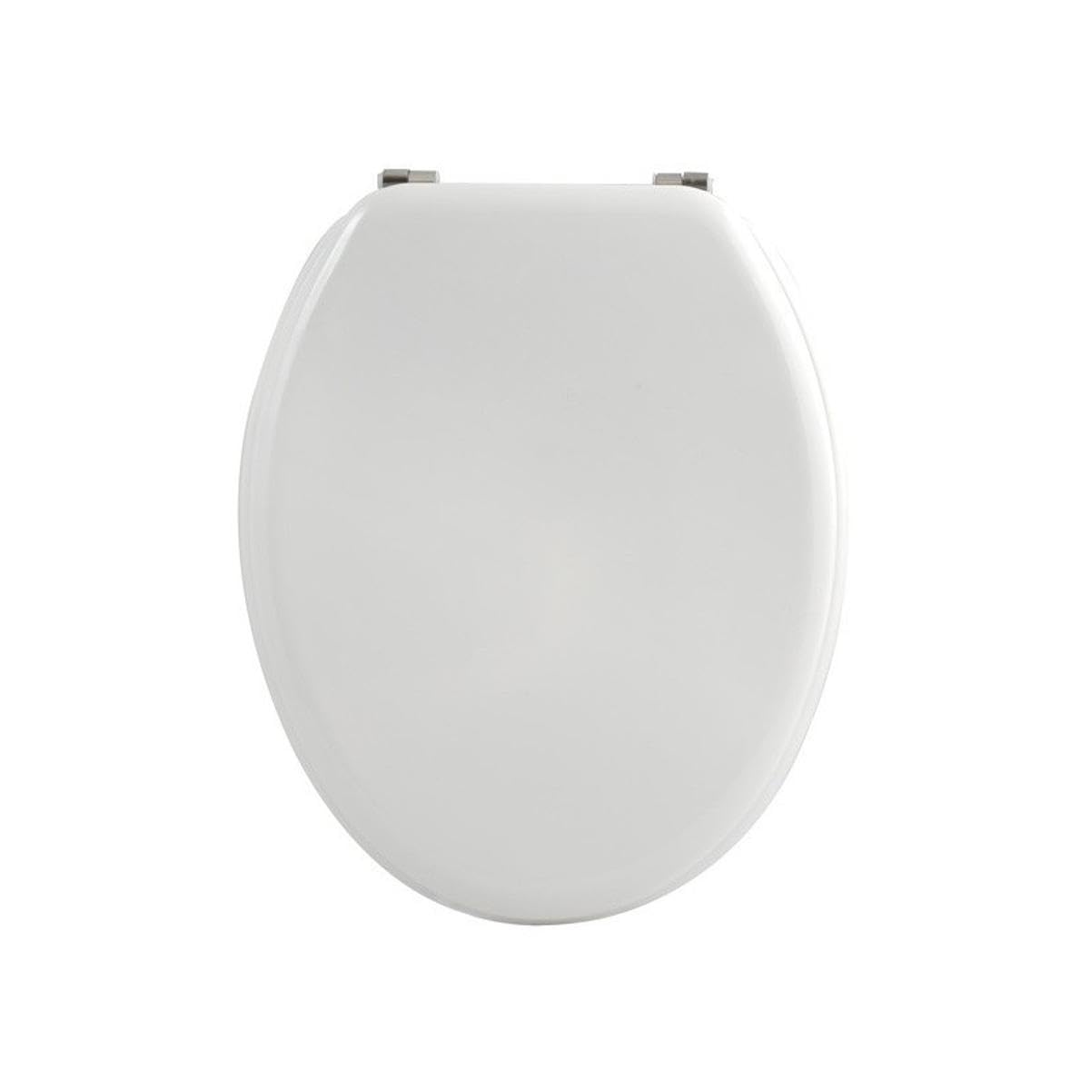 MSV MDF Toilet Seat, White — image 1