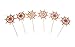 Bilipala 24Pcs Nautical Theme Cupcake Toppers Food Fruit Picks for Decoration