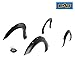 E-Autogrilles EAG Black Fender Flare (99-07 F-250/F-350 Super Duty Pocket Rivet Style Front+Rear)