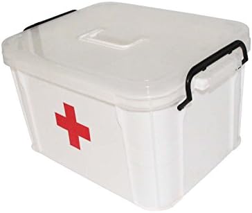 YONGCUN First Aid Box Emergency Medicine Box First Aid Storage Container Box (First Aid Box S)