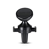 Magnetic Car Phone Holder, Universal Air Vent Clip Car Mount 360°Rotation Phone Holder for iPhone X / 8 / 8 Plus / 7 / 7 Plus / 6s / Pixel 2 / Galaxy S8 / S7 / S6 / Light Tablets and More, Black