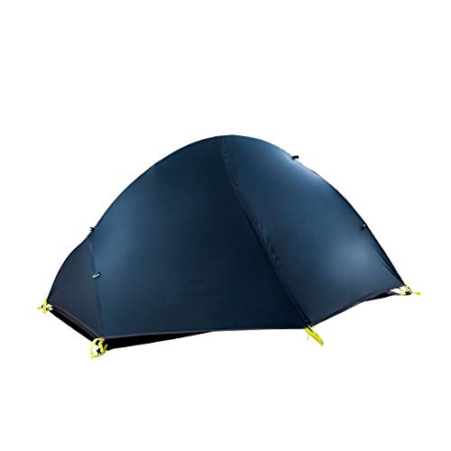 Naturehike Backpacking Tent for 1 Person Camping Hiking Lightweight Waterproof one Person Tent with Footprint (Navy Blue)
