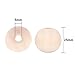 JUNKE 50 PCS 25MM Large Wood Beads Natural Unfinished Wood Beads DIY Wood Spacer Bead Pieces Round Wooden Loose Beads Ball Crafts for Jewelry Making, Natural Color (25mm)