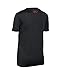 Under Armour Boys' Refuse Defeat T-Shirt, Black (001)/Risk Red, Youth X-Small
