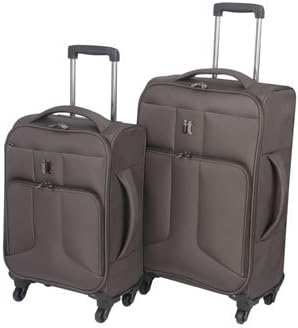 International Traveller Ulta Lightweight 3 Piece Luggage Set Red
