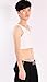 LesBinders Women Lesbian Tomboy Elastic Band Zip Up Chest Binder Tank Top White