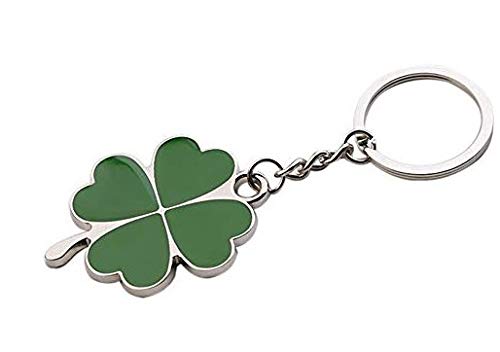 Deadly Diamonds Luck of The Irish Lucky Clover Keychain, Green