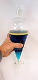 Glass Separatory Funnel, 1000ml With Glass Stopcock
