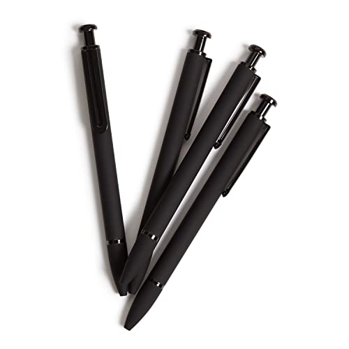 U Brands Soft Touch Midnight Monterey Ballpoint Pens, 1 Mm, 4 Count