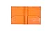 Five Star Plastic Folder with Prongs 2 Pockets (ORANGE)