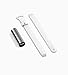 Misfit Ray - Fitness + Sleep Tracker with White Sport Band (Stainless Steel)