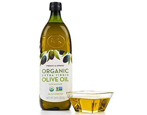 Prince & Spring Organic Extra Virgin Olive Oil - Cholesterol-free NON-GMO Certified Favorite Healthy Food Cooking Oil… - Image 4