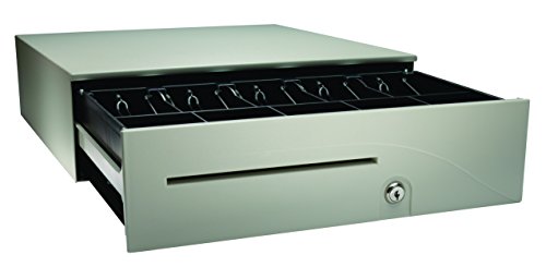 APG T320-CW1616 Heavy-Duty Adjustable Cash Drawer with MultiPRO 320 Interface, 24V, 16" x 4.9" x 16.8", White