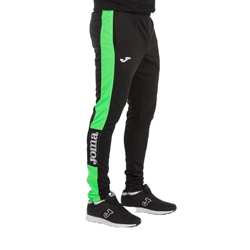 Joma Championship IV Pantalon, Noir Vert Fluor, 6XS Homme