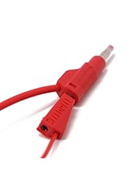 10 juegos de conectores retráctiles de 0.157 in para enchufe de banana, soldadura de alambre apilable, multimetro, cable de prueba, adaptador de enchufes de banana con enchufe de banana.