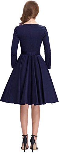 purvaja women's western wear skater dress(kiyablue)