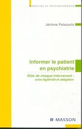 Informer le patient en psychiatrie