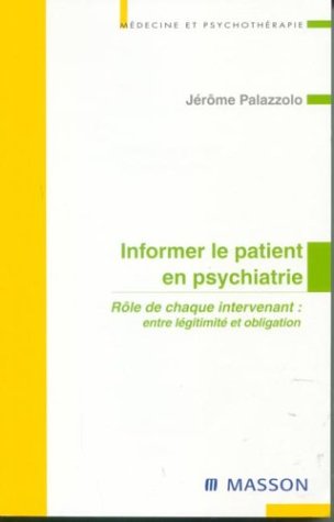 Informer le patient en psychiatrie