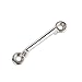 Amarine Made Pack of 6 Stainless Steel Bimini Top Strap, Pad Eye,Footman's Loop for Jeep Corvette, Buggy, Kayak Tie Downs