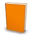 The Original Book Sox: Stretchable Jumbo Fabric Book Cover - Solid Orange