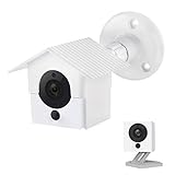 Wyze Cam V2 Wall Mount,Protective Weather Proof Pan Housing Security Mount,for Wyze Cam 1082p HD Indoor Outdoor Cam and IsmartAlarm Spot Cam White