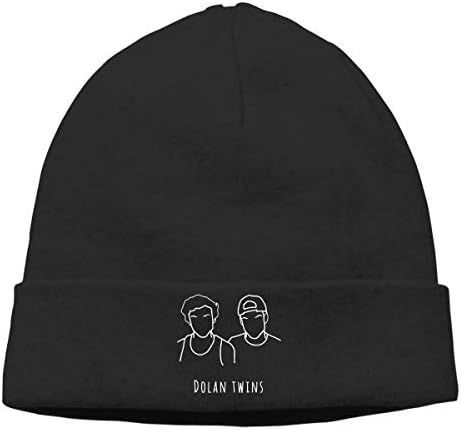 Women's Men's Knitted Hat Dolan Twins Cap Knit Hat Black